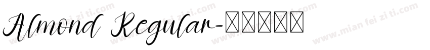 Almond Regular字体转换